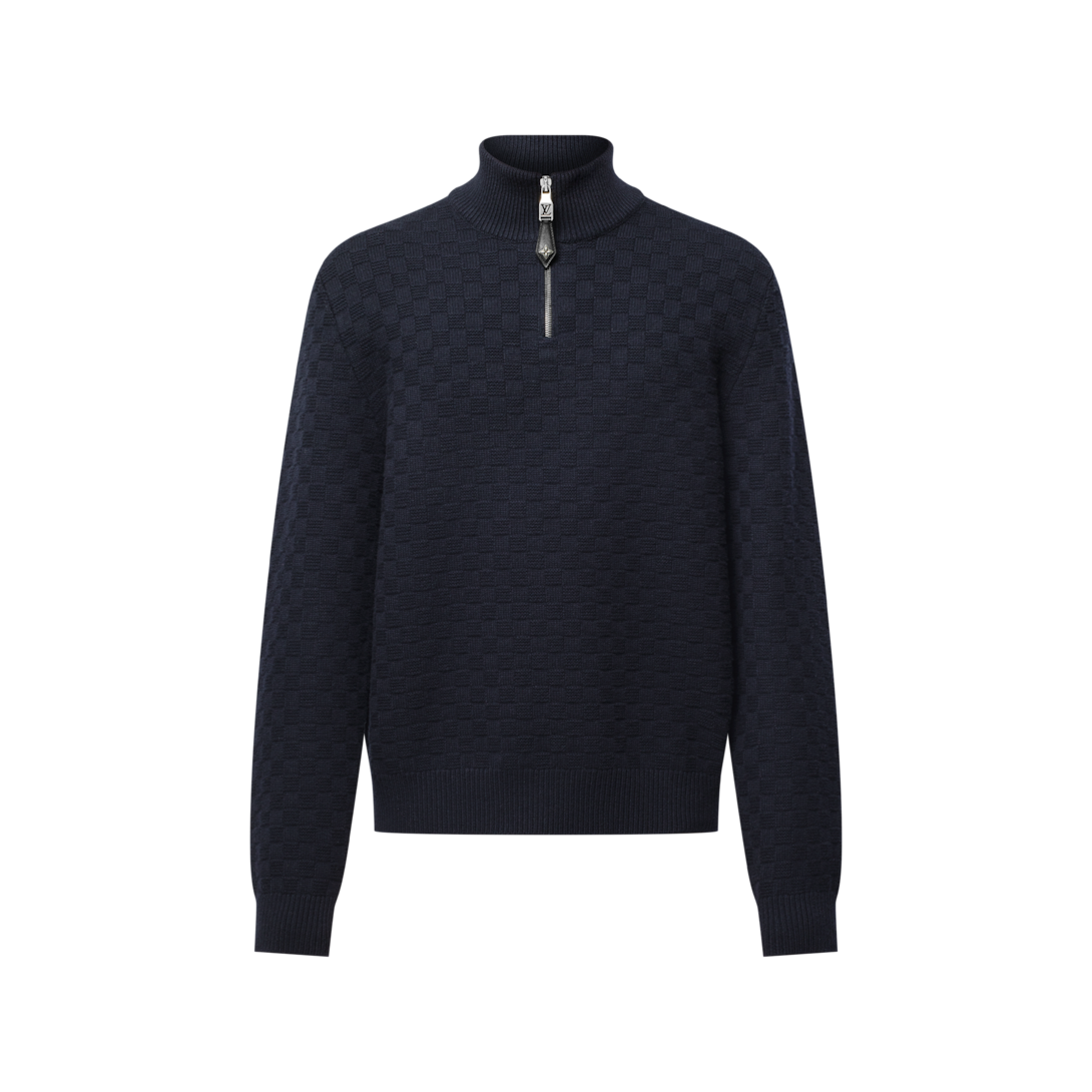 Cashmere-Wool Blend Half-Zip Pullover - For Men | LOUIS VUITTON